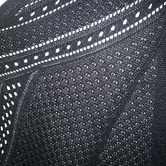 It's Our Time Open Front Long Sweater Black - Picture 3 of 3